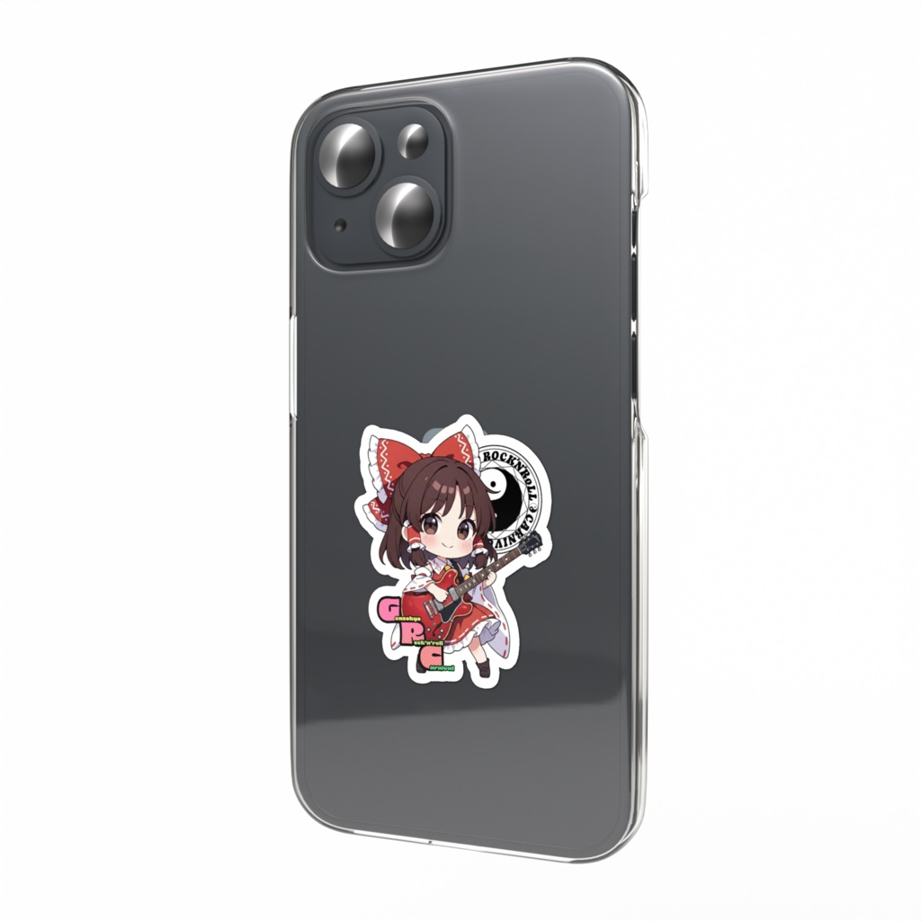東方Project Gensokyo Rock'n'roll Carnival 博麗霊夢 スマホステッカー
