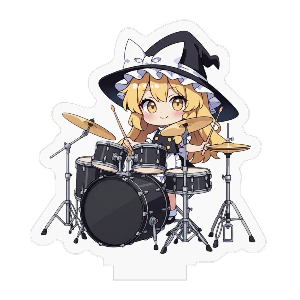 東方Project Gensokyo Rock'n'roll Carnival 霧雨魔理沙 アクリルフィギュア