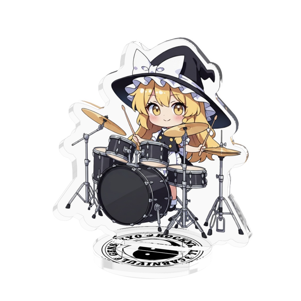 東方Project Gensokyo Rock'n'roll Carnival 霧雨魔理沙 アクリルフィギュア