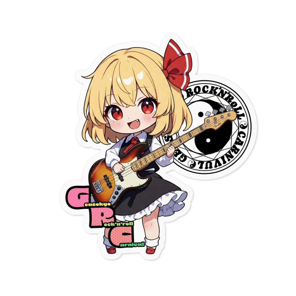 東方Project Gensokyo Rock'n'roll Carnival ルーミア  ステッカーステッカー