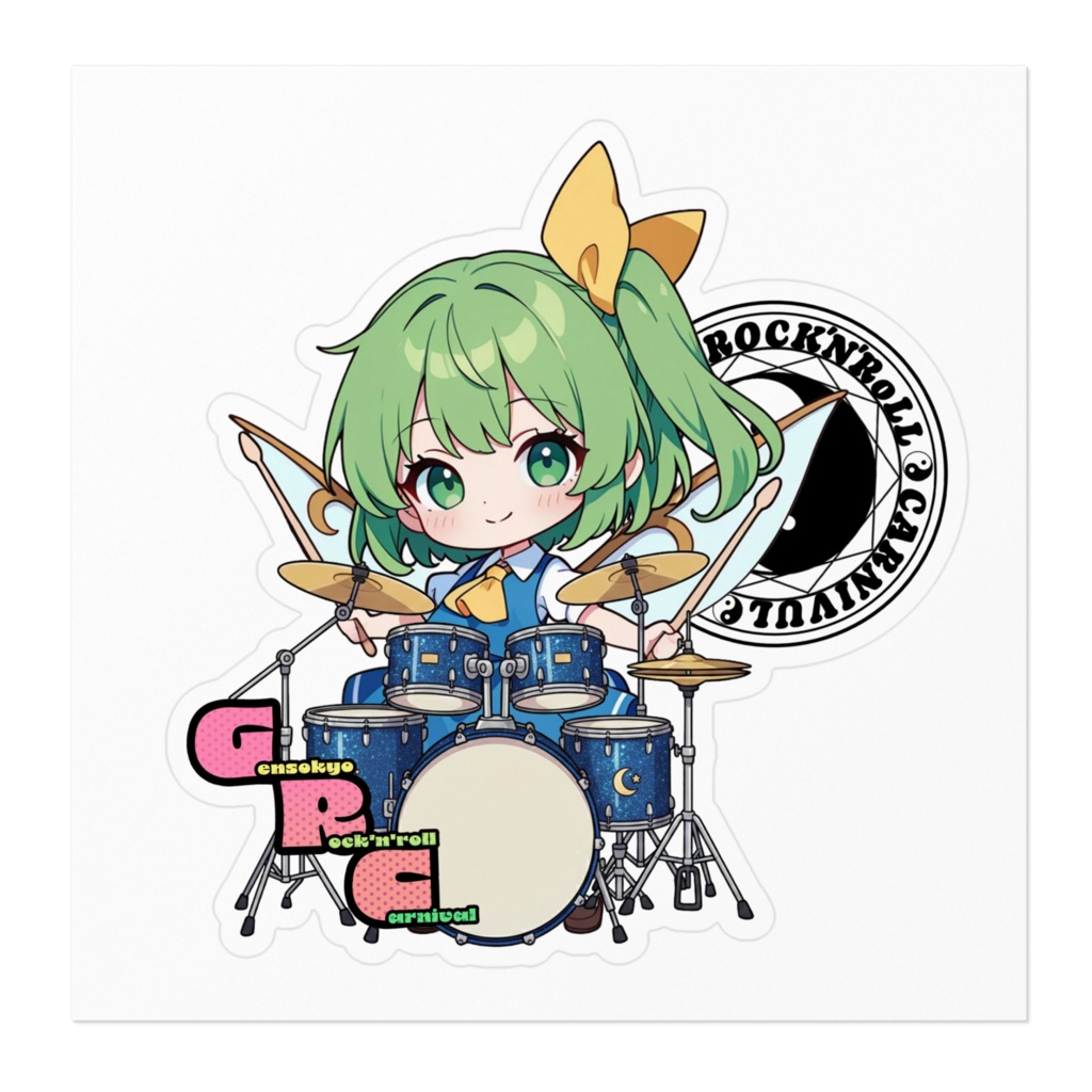 東方Project Gensokyo Rock'n'roll Carnival 大妖精 ステッカー