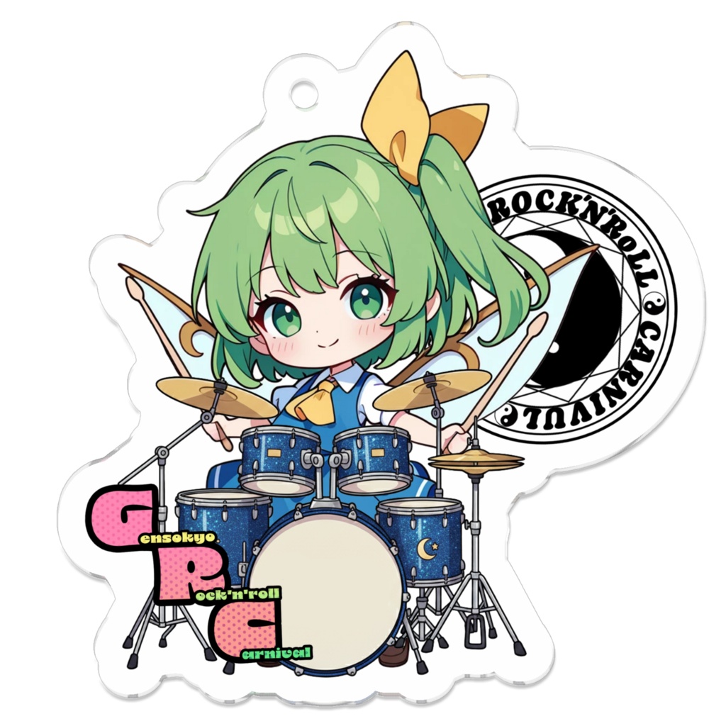 東方Project Gensokyo Rock'n'roll Carnival 大妖精  アクリルキーホルダー