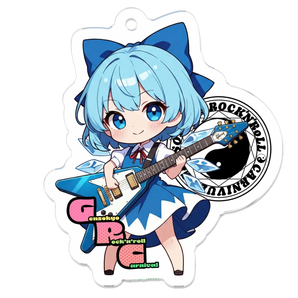 東方Project Gensokyo Rock'n'roll Carnival チルノ アクリルキーホルダー