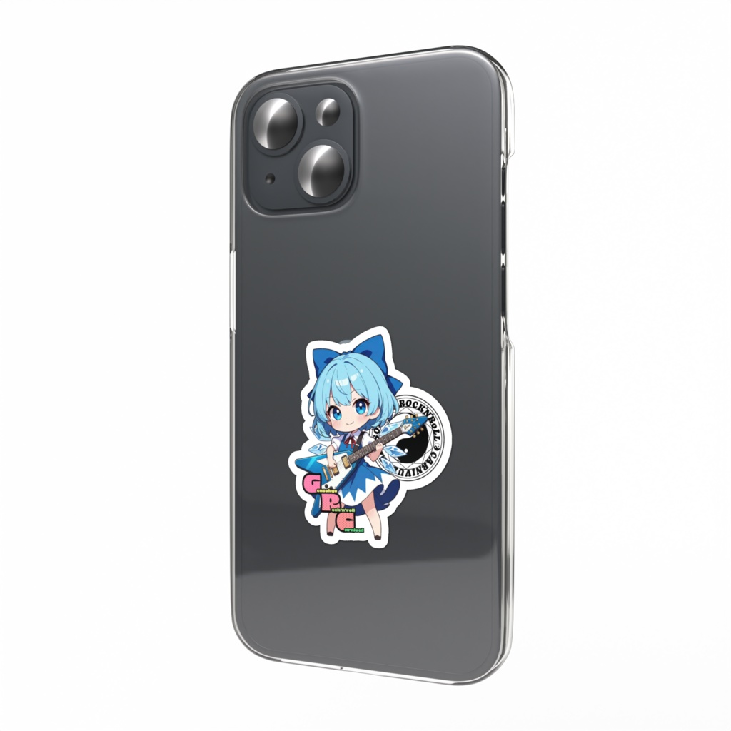 東方Project Gensokyo Rock'n'roll Carnival チルノ スマホステッカー