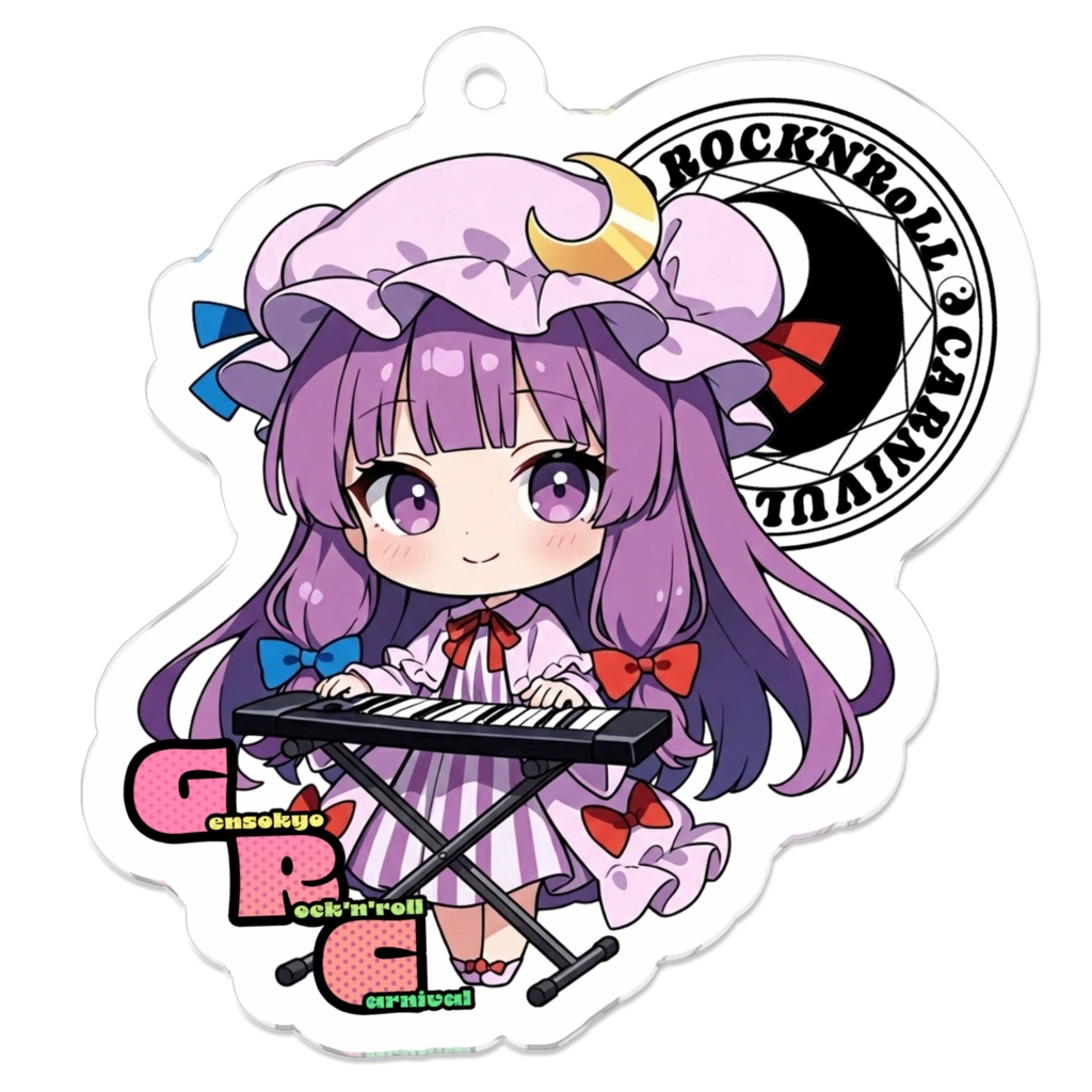 東方Project Gensokyo Rock'n'roll Carnival パチュリー・ノーレッジ  アクリルキーホルダー