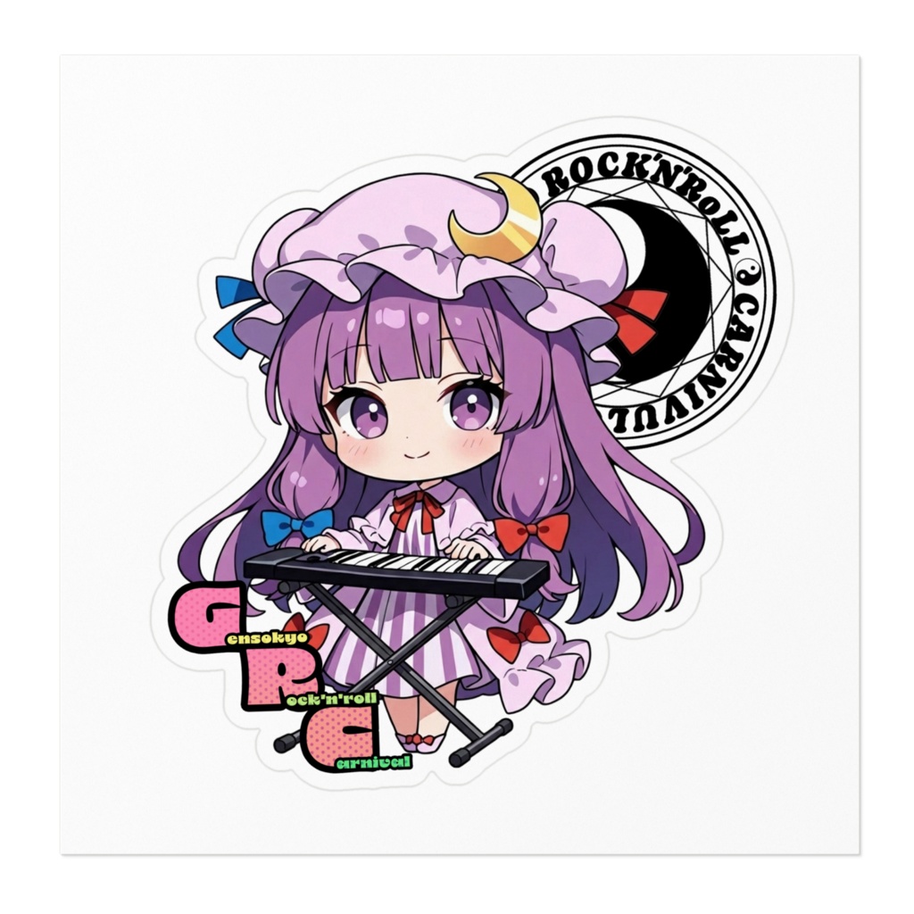 東方Project Gensokyo Rock'n'roll Carnival パチュリー・ノーレッジ ステッカー