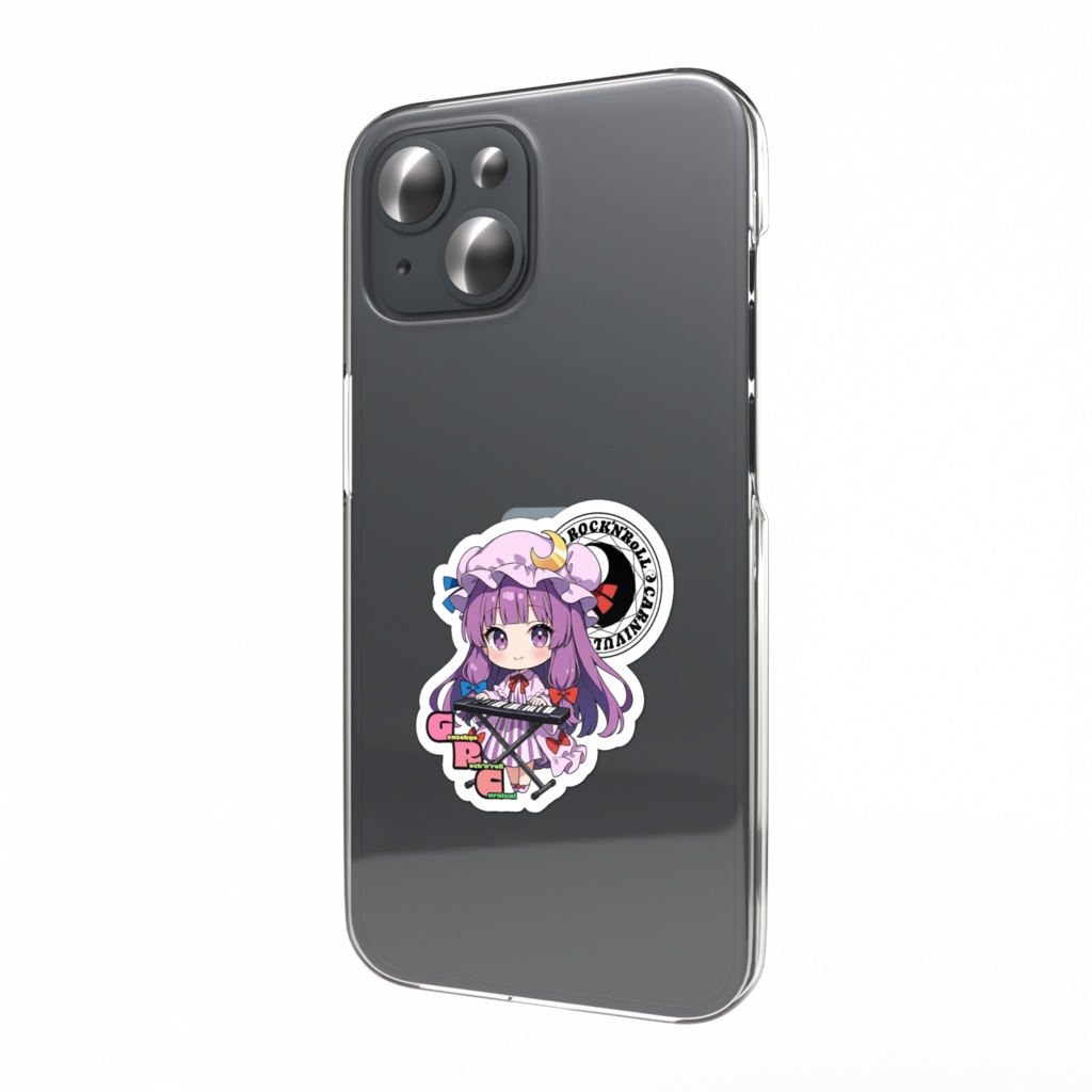 東方Project Gensokyo Rock'n'roll Carnival  パチュリー・ノーレッジ  スマホステッカー