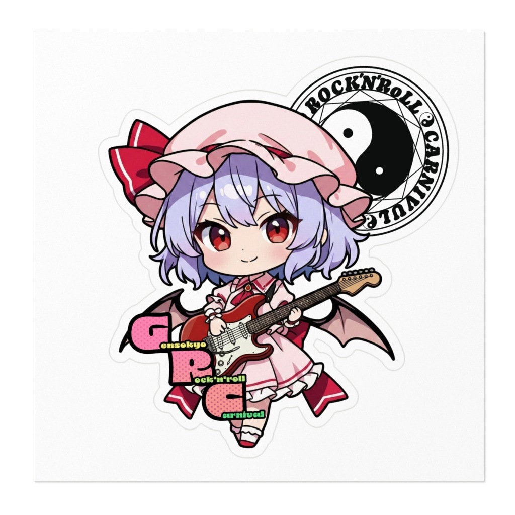 東方Project Gensokyo Rock'n'roll Carnival レミリア・スカーレット ステッカー