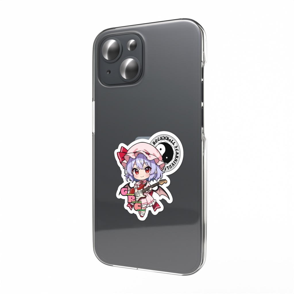 東方Project Gensokyo Rock'n'roll Carnival レミリア・スカーレット スマホステッカー