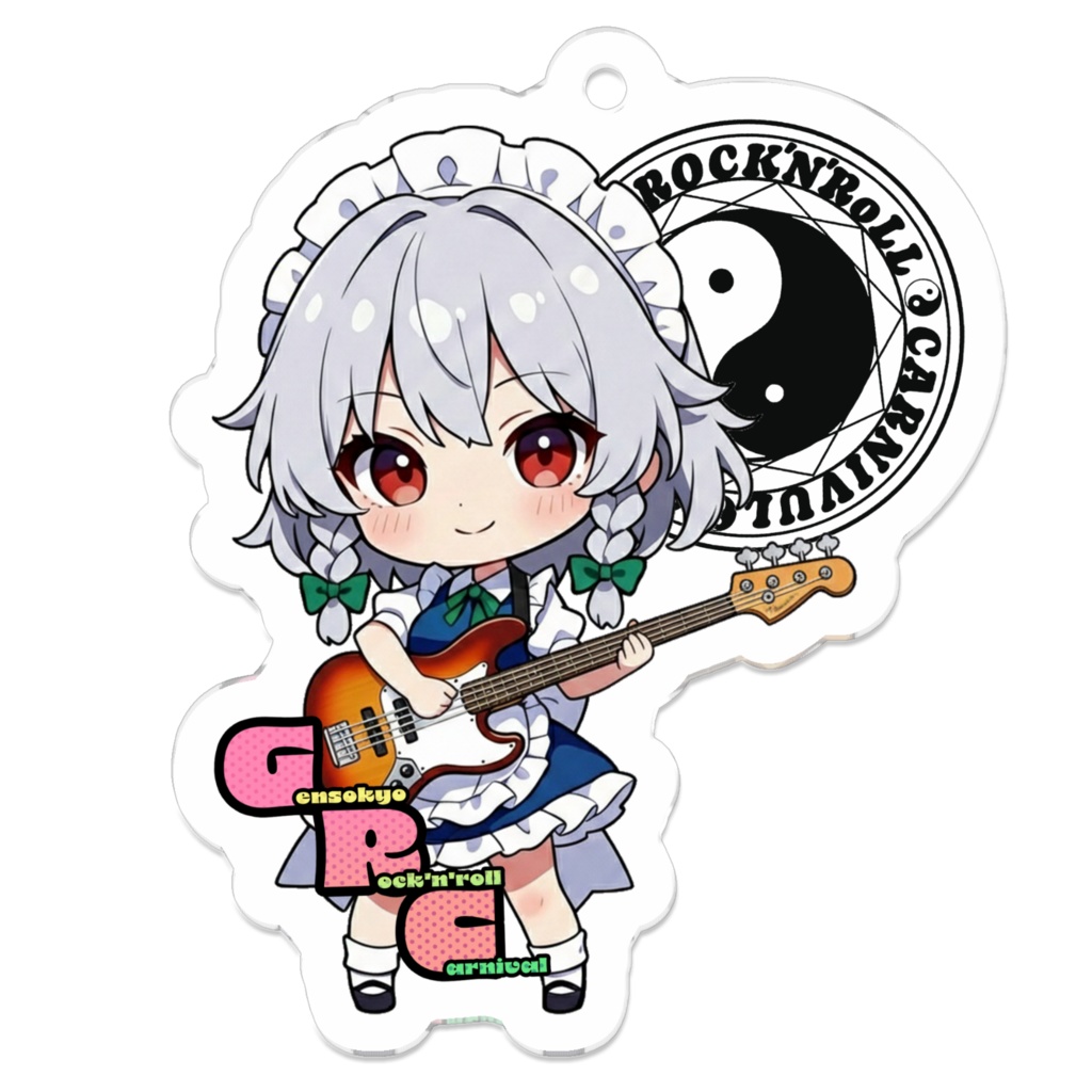 東方Project Gensokyo Rock'n'roll Carnival 十六夜咲夜 アクリルキーホルダー