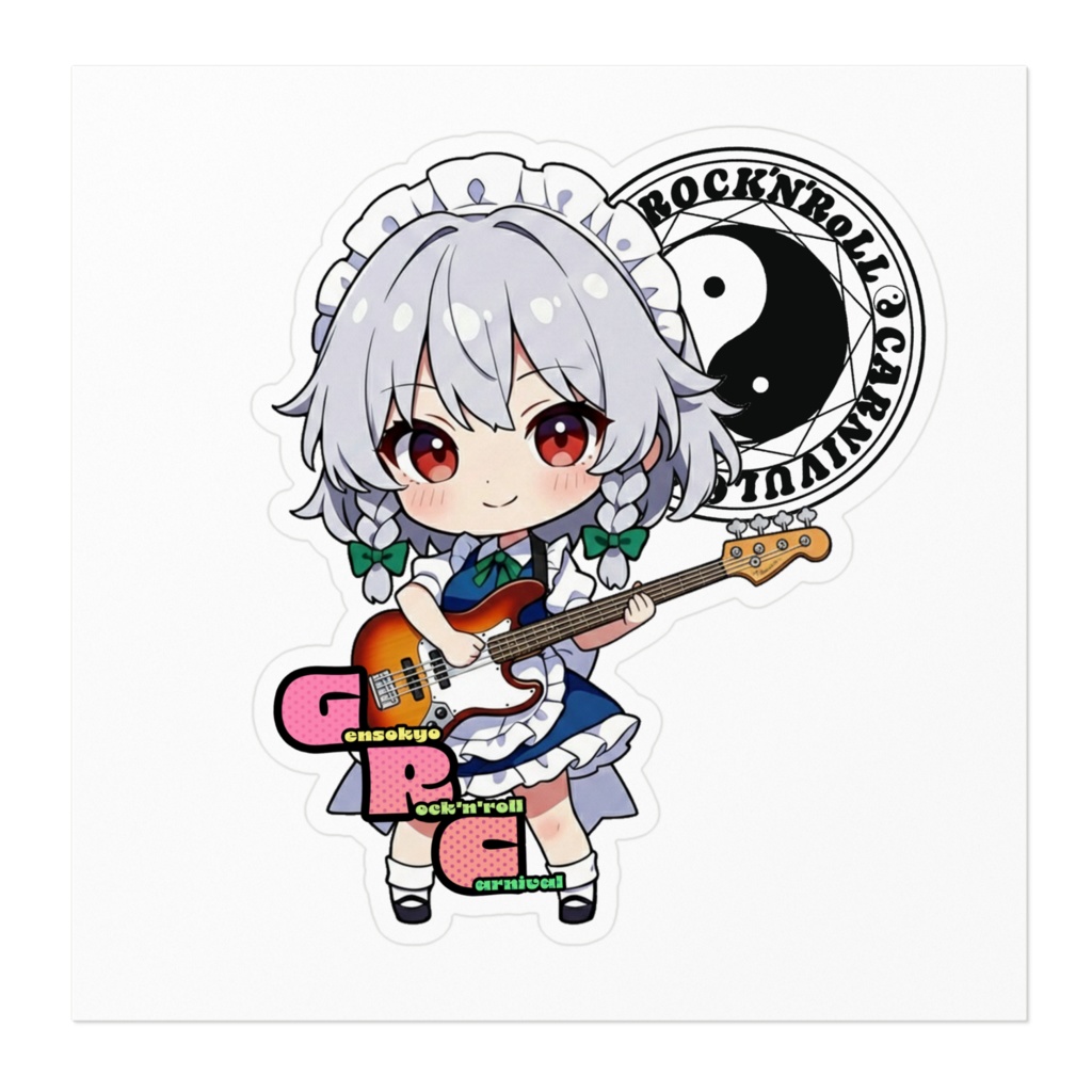 東方Project Gensokyo Rock'n'roll Carnival 十六夜咲夜 ステッカー