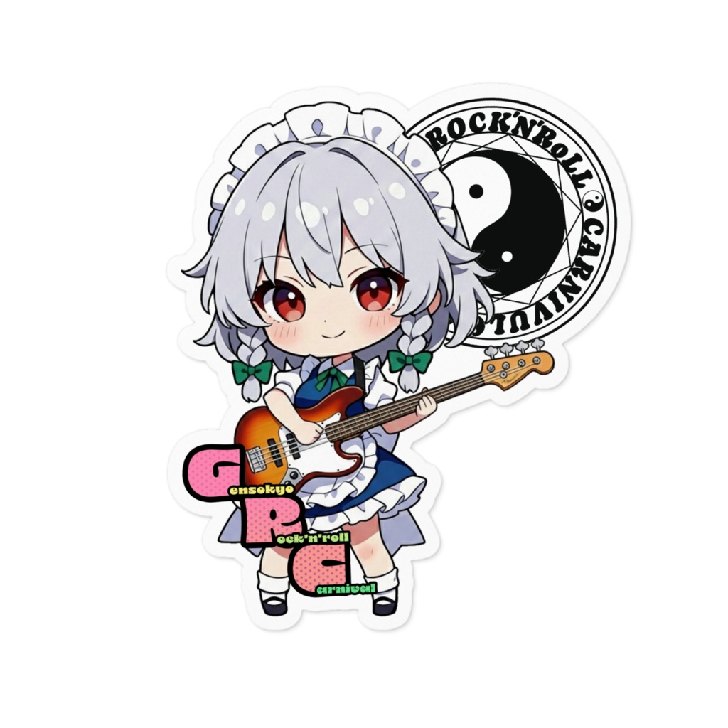 東方Project Gensokyo Rock'n'roll Carnival 十六夜咲夜 ステッカー