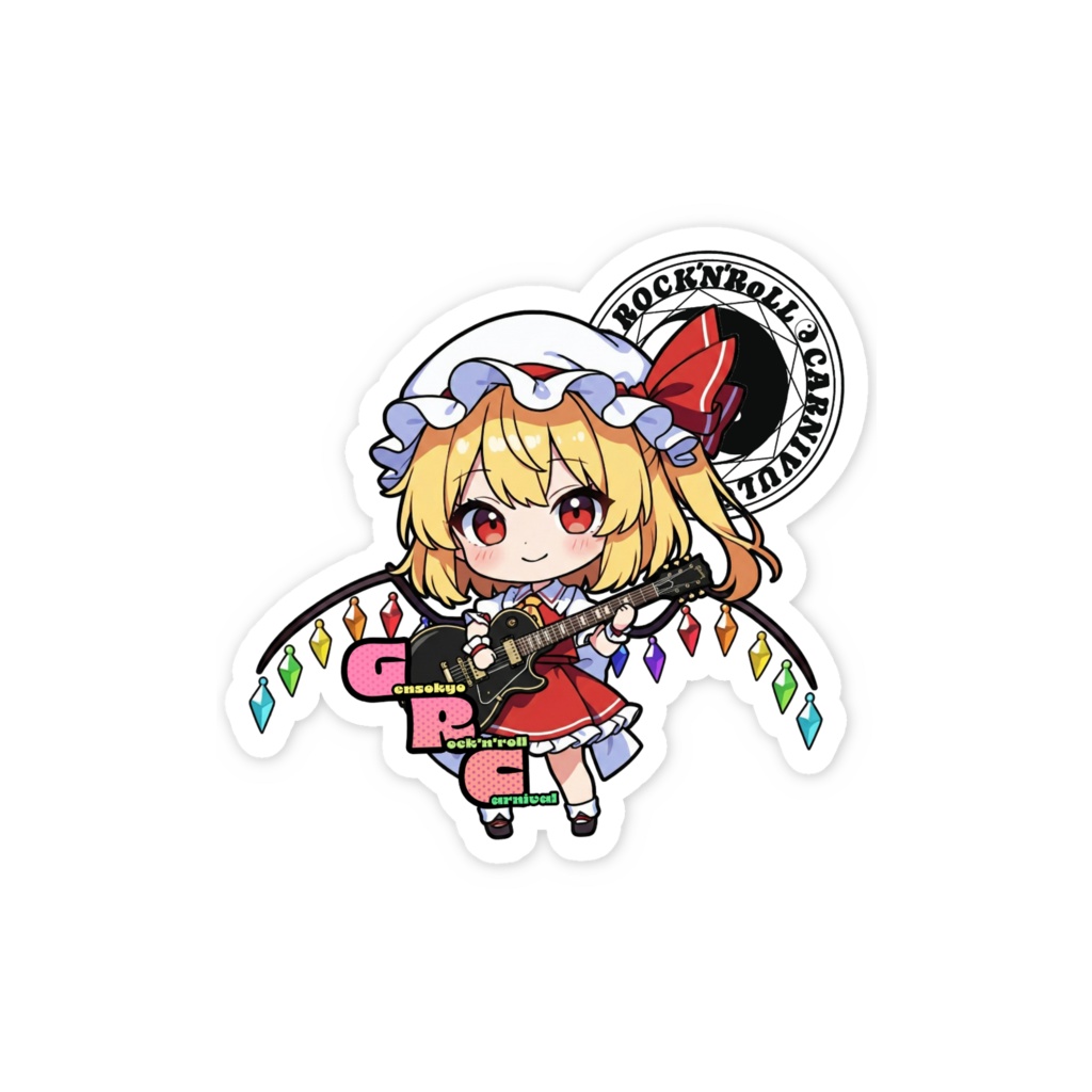 東方Project Gensokyo Rock'n'roll Carnival フランドール・スカーレット スマホステッカー