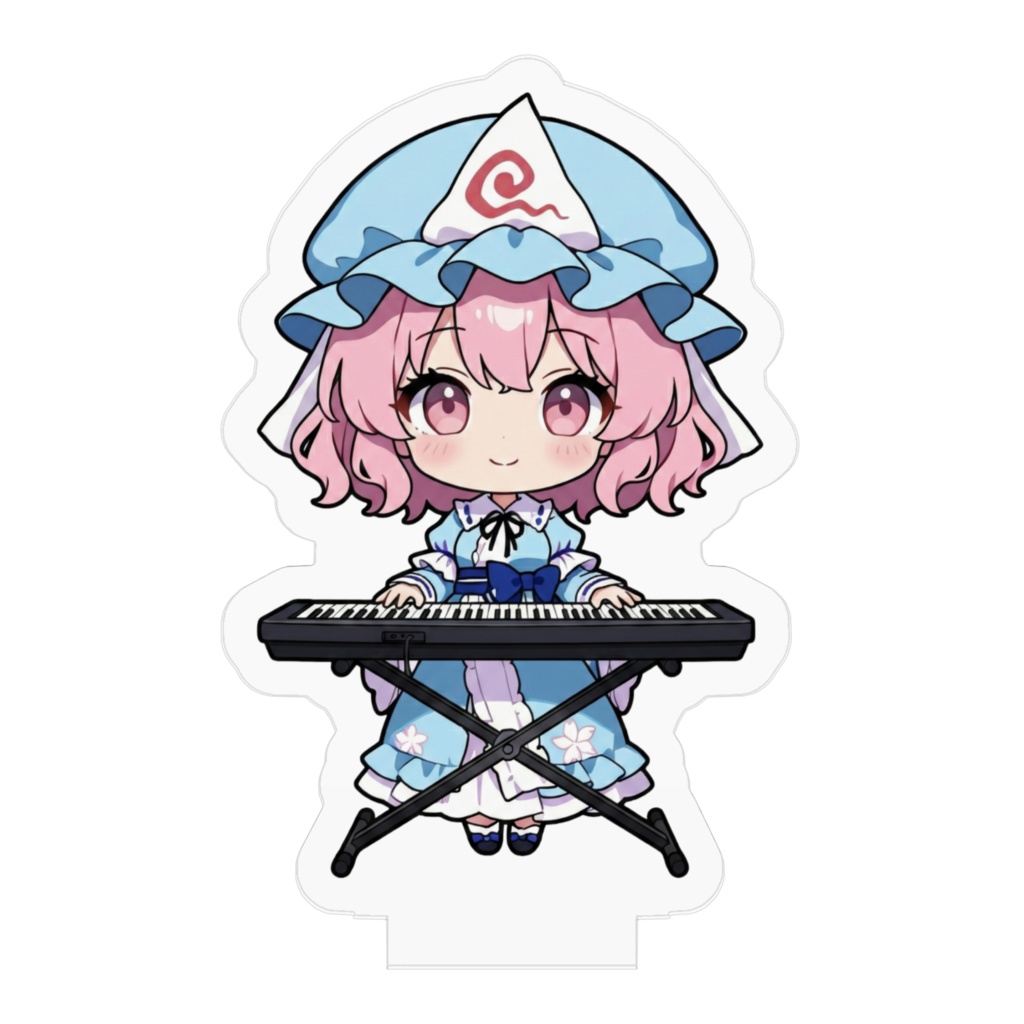 東方Project Gensokyo Rock'n'roll Carnival 西行寺幽々子 アクリルフィギュア
