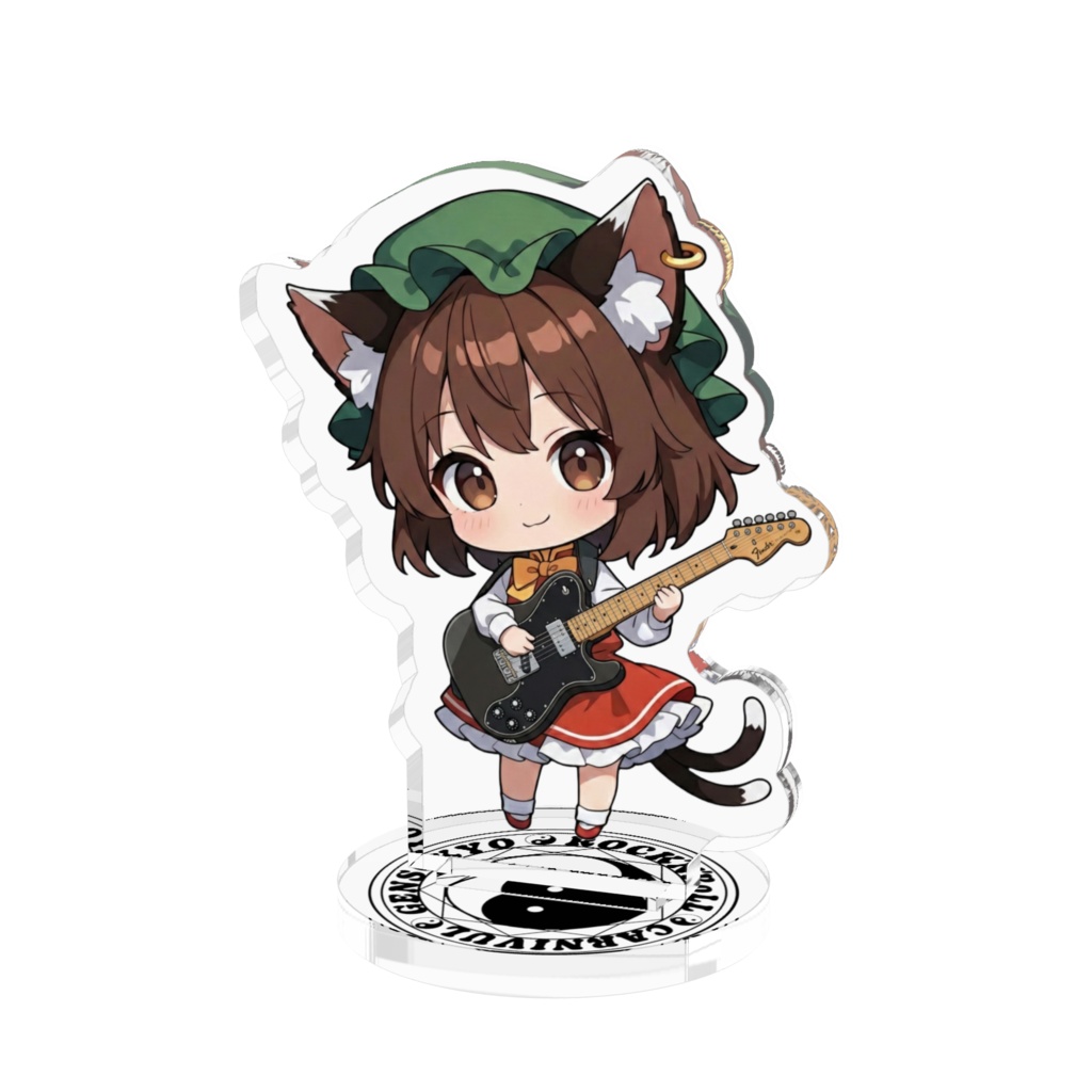 東方Project Gensokyo Rock'n'roll Carnival 橙 アクリルフィギュア
