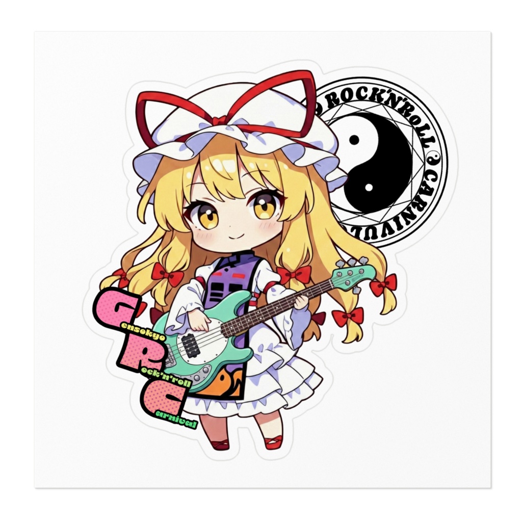 東方Project Gensokyo Rock'n'roll Carnival 八雲紫 ステッカー