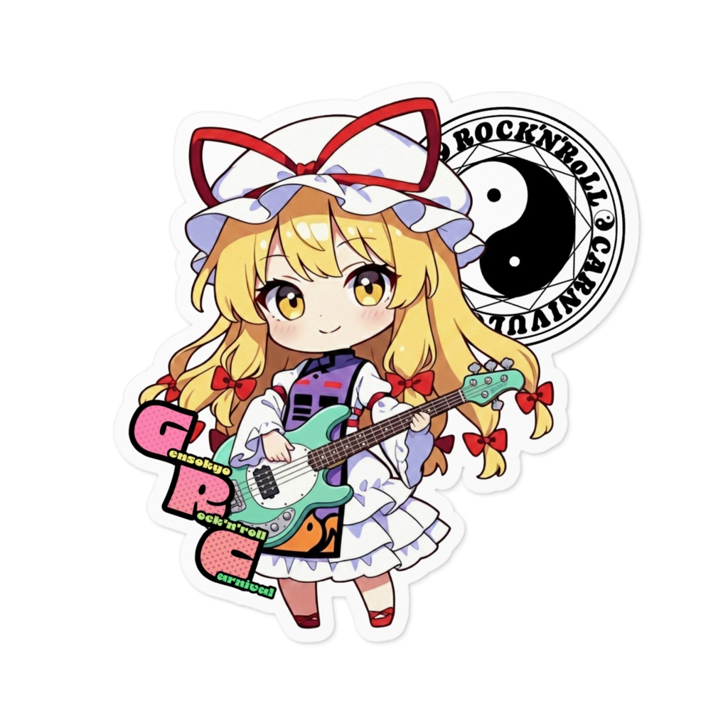 東方Project Gensokyo Rock'n'roll Carnival 八雲紫 ステッカー