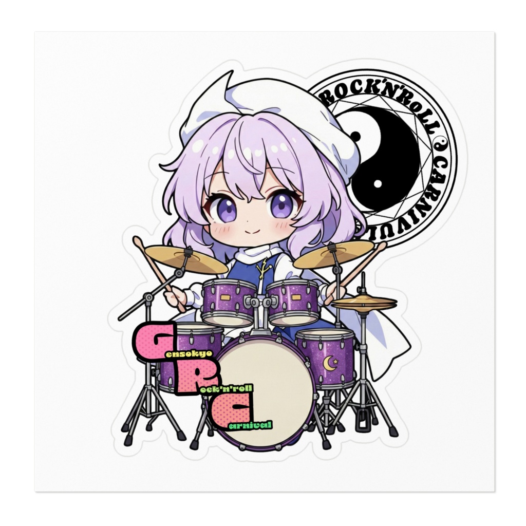 東方Project Gensokyo Rock'n'roll Carnival レティ・ホワイトロック ステッカー