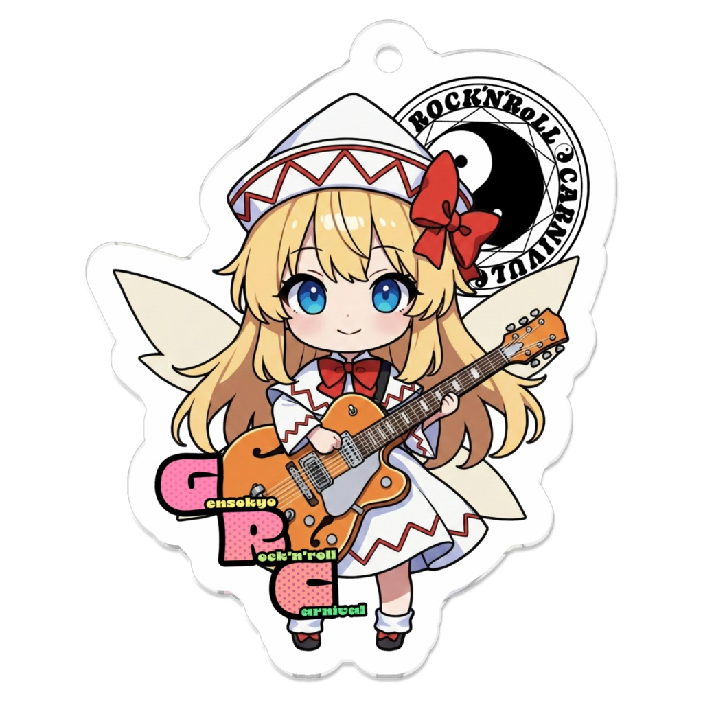 東方Project Gensokyo Rock'n'roll Carnival リリーホワイト アクリルキーホルダー
