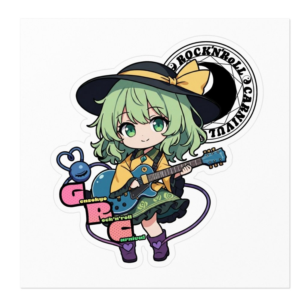 東方Project Gensokyo Rock'n'roll Carnival 古明地こいし ステッカー
