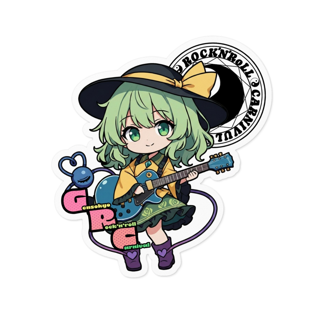 東方Project Gensokyo Rock'n'roll Carnival 古明地こいし ステッカー