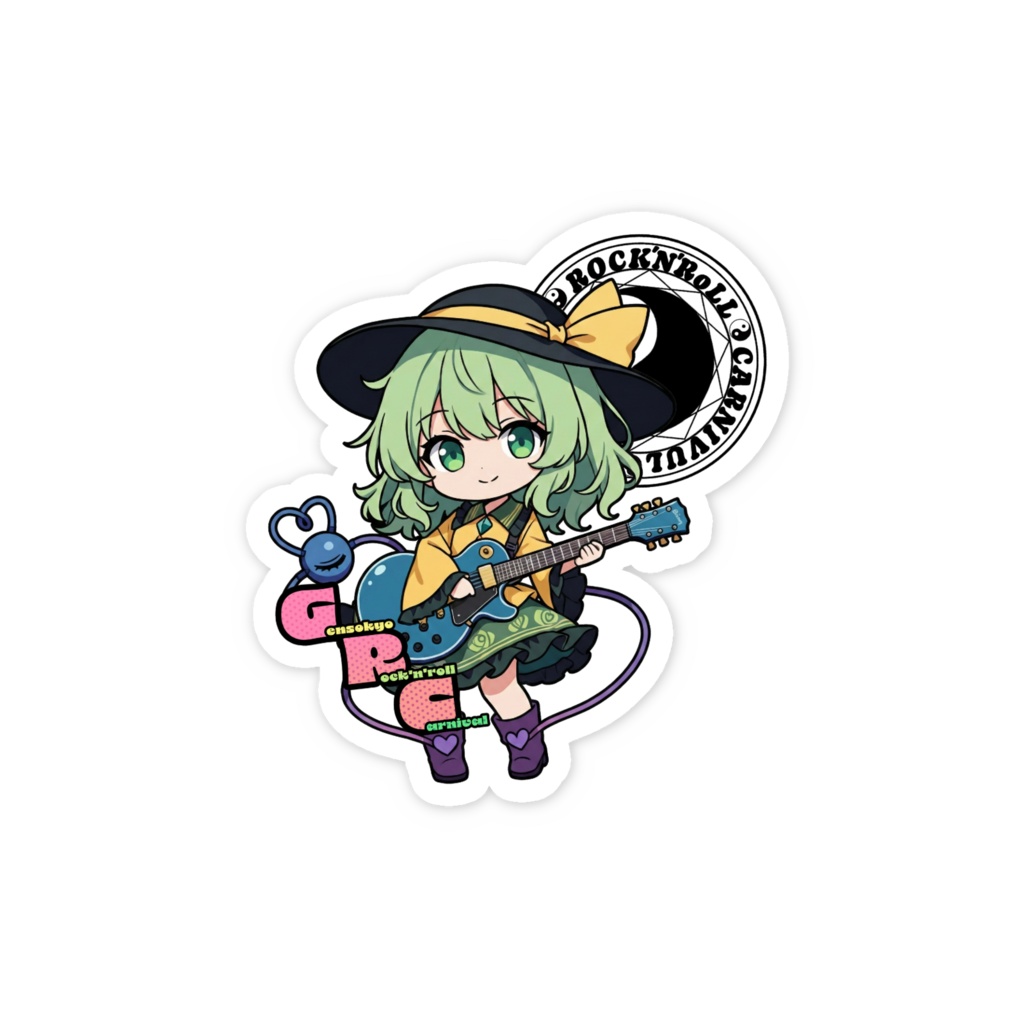 東方Project Gensokyo Rock'n'roll Carnival 古明地こいし スマホステッカー