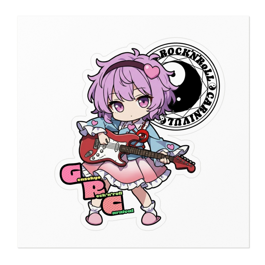 東方Project Gensokyo Rock'n'roll Carnival 古明地さとり ステッカー