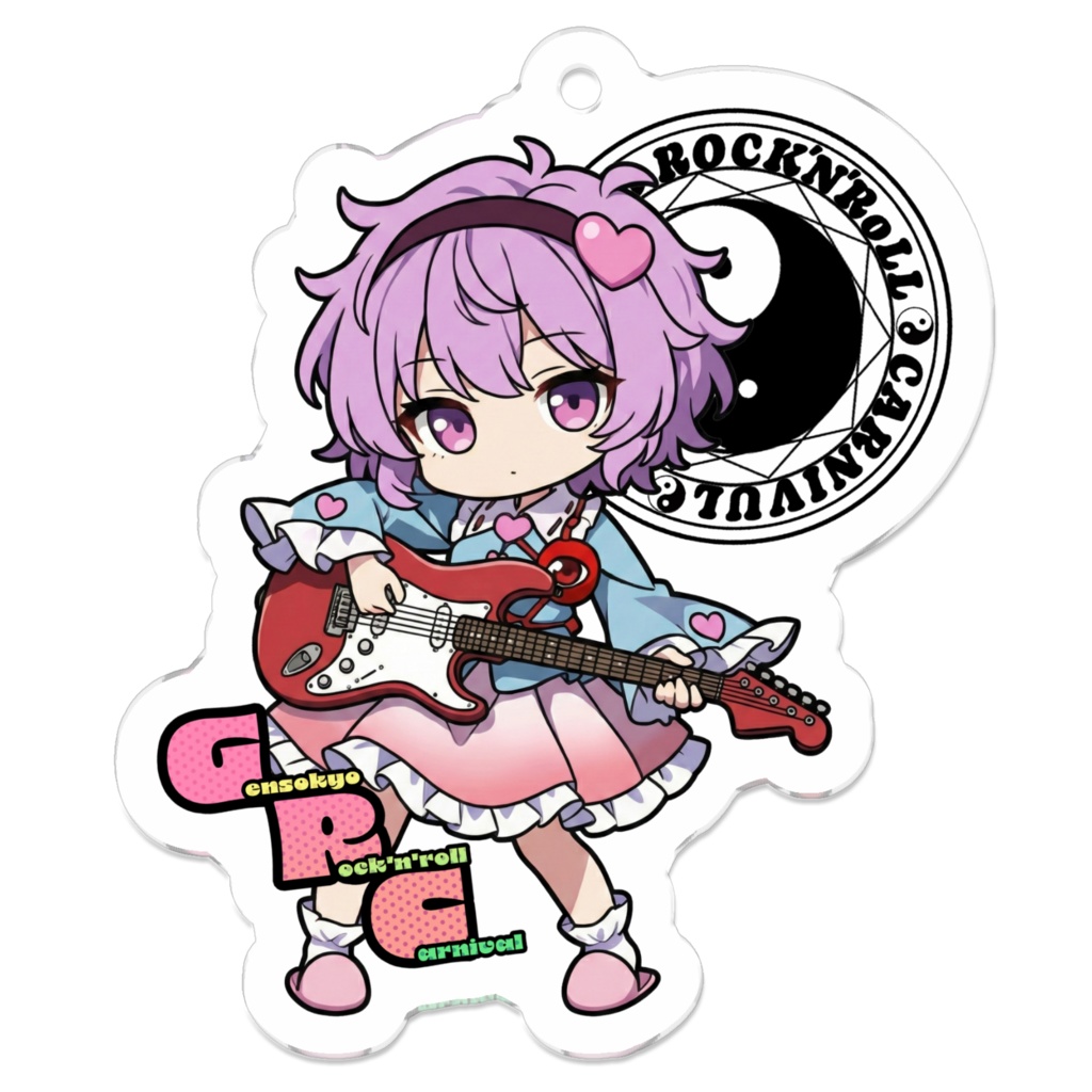 東方Project Gensokyo Rock'n'roll Carnival 古明地さとり アクリルキーホルダー