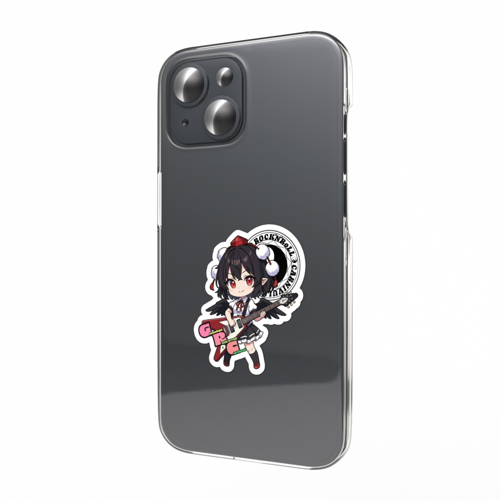 東方Project Gensokyo Rock'n'roll Carnival 射命丸文 スマホステッカー