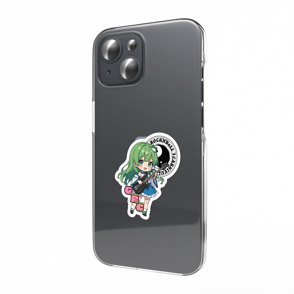 東方Project Gensokyo Rock'n'roll Carnival 東風谷 早苗 スマホステッカー