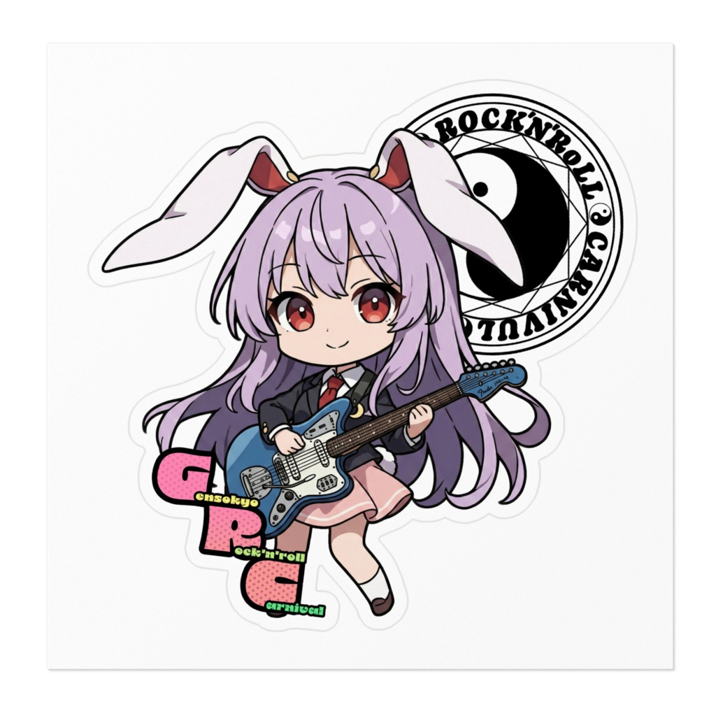 東方Project Gensokyo Rock'n'roll Carnival 鈴仙・優曇華院・イナバ ステッカー