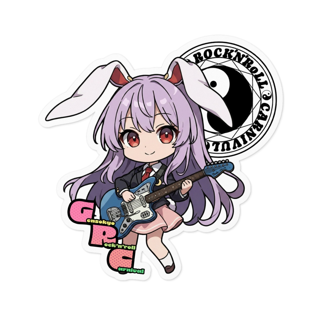 東方Project Gensokyo Rock'n'roll Carnival 鈴仙・優曇華院・イナバ ステッカー