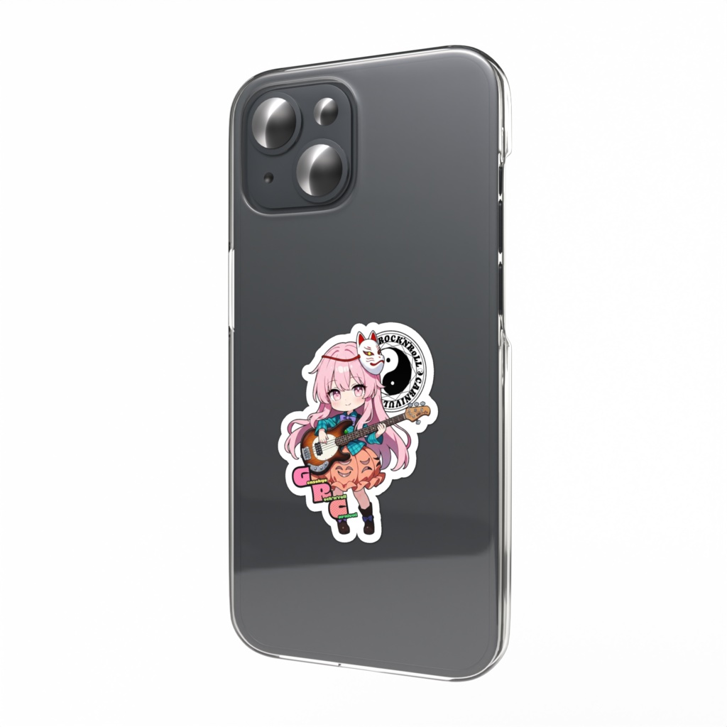 東方Project Gensokyo Rock'n'roll Carnival 秦こころ スマホステッカー