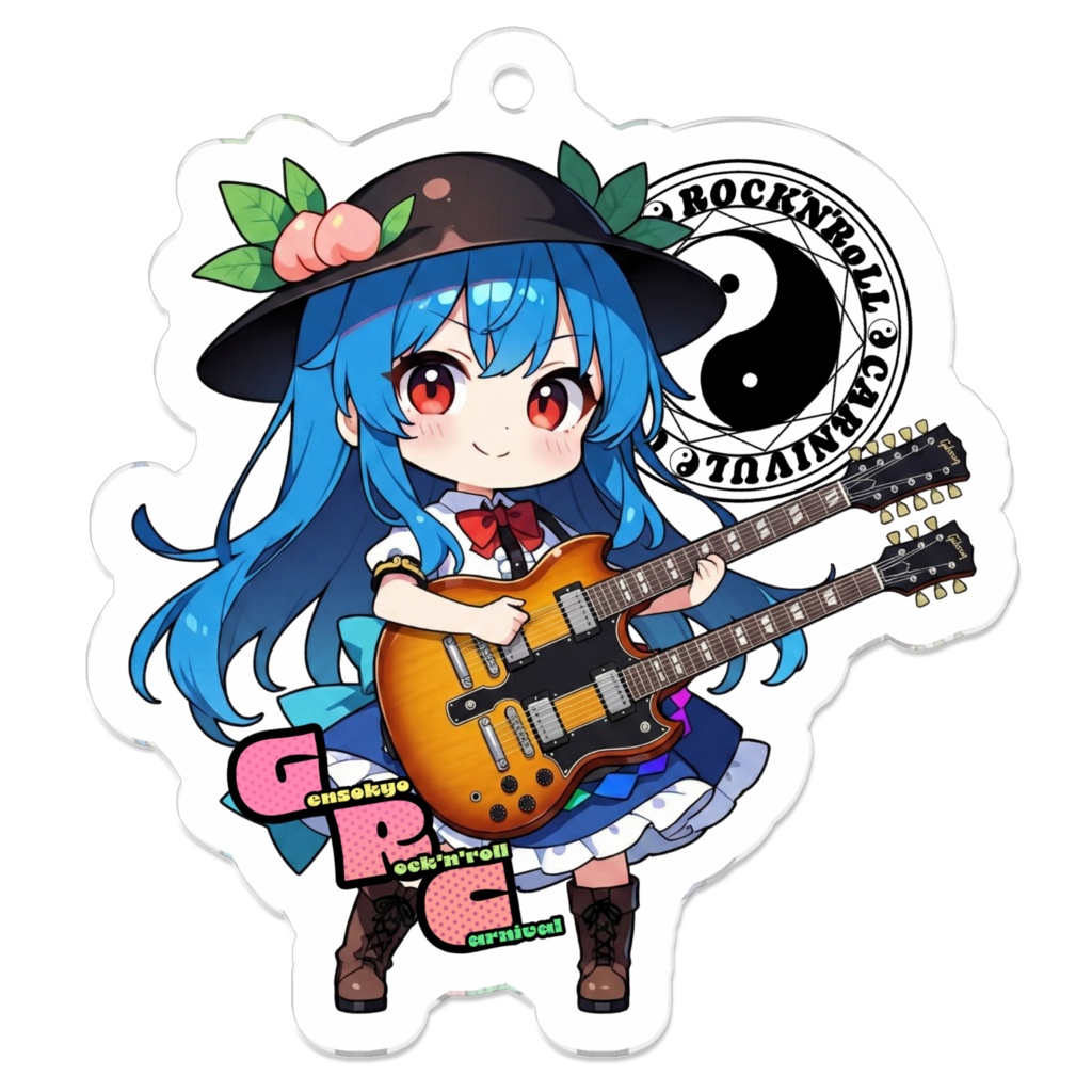 東方Project Gensokyo Rock'n'roll Carnival 比那名居 天子 アクリルキーホルダー