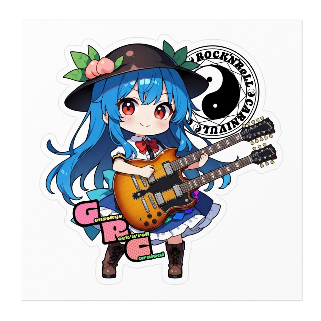東方Project Gensokyo Rock'n'roll Carnival 比那名居 天子 ステッカー