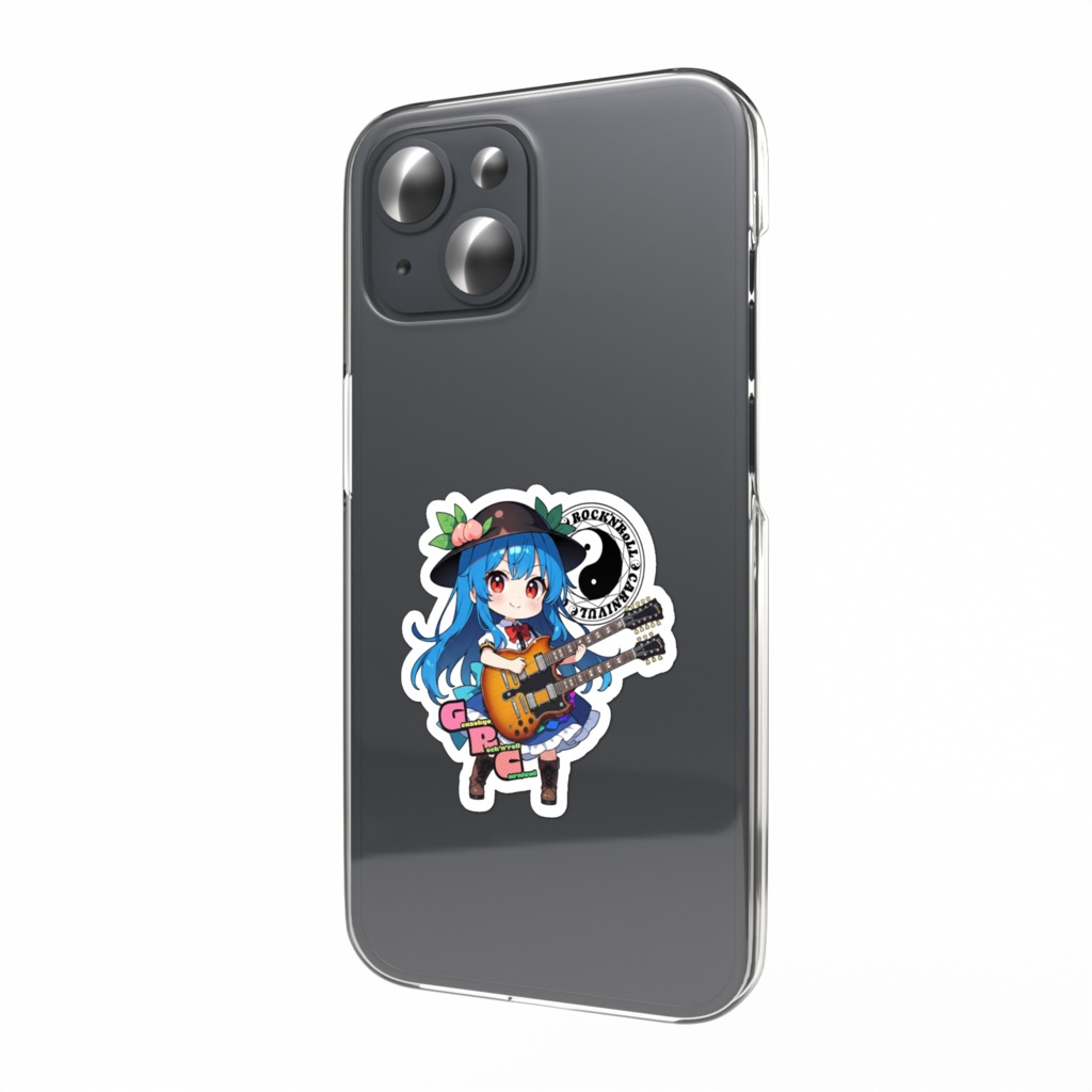 東方Project Gensokyo Rock'n'roll Carnival 比那名居 天子 スマホステッカー