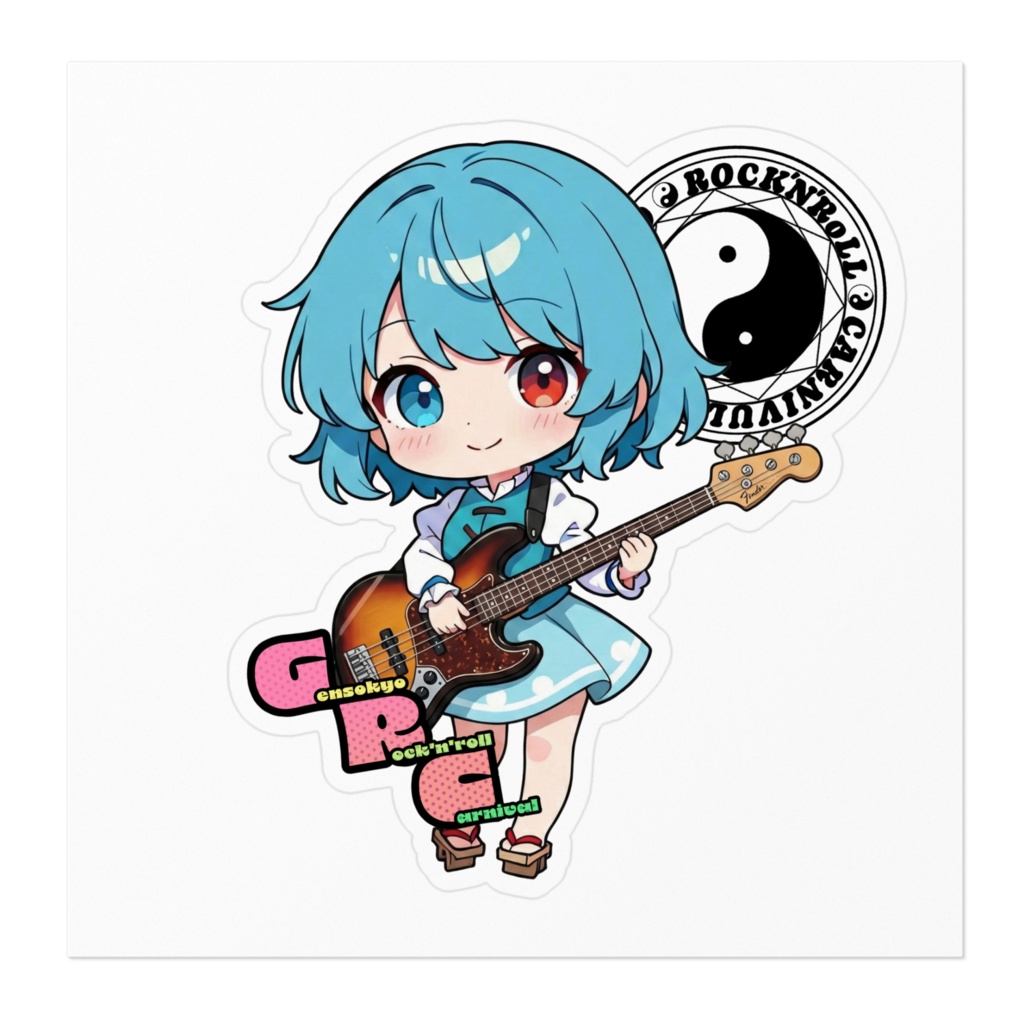 東方Project Gensokyo Rock'n'roll Carnival 多々良小傘 ステッカー