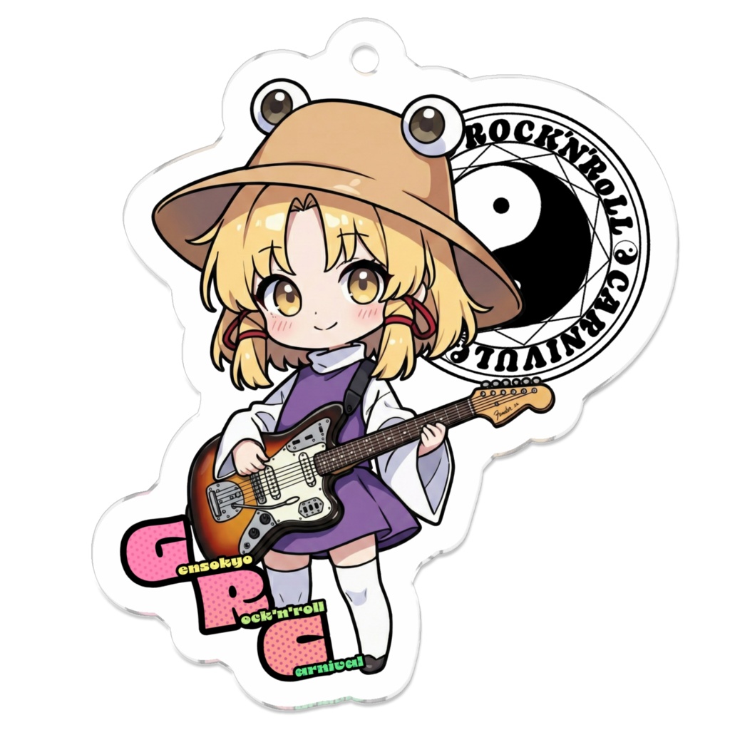 東方Project Gensokyo Rock'n'roll Carnival 洩矢諏訪子 アクリルキーホルダー