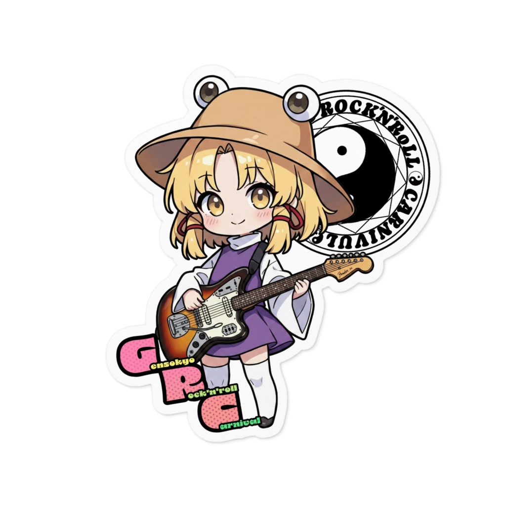 東方Project Gensokyo Rock'n'roll Carnival 洩矢諏訪子 ステッカー