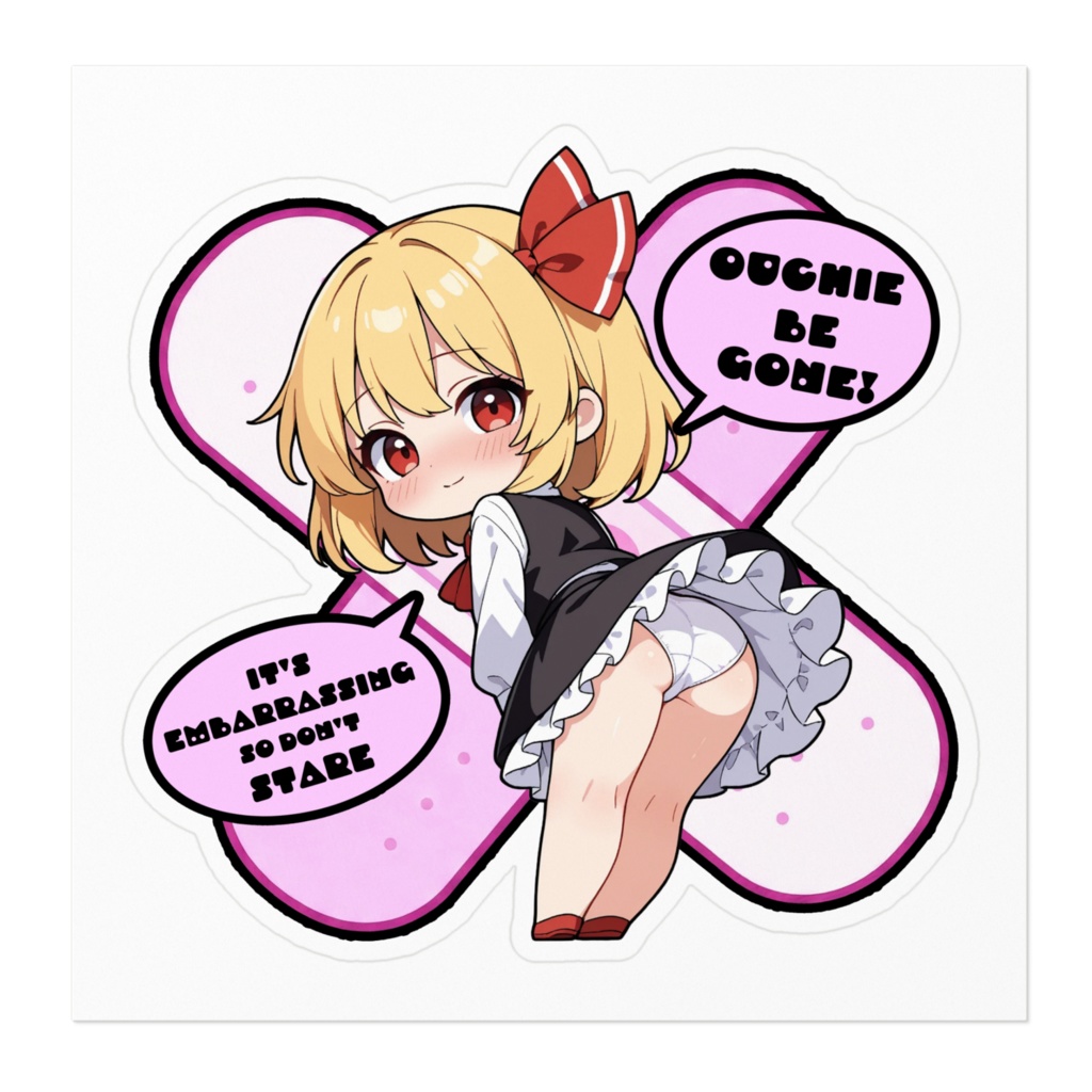 【愛車のキズを可愛く変身!✨】東方幻想キズデコ!ステッカー ルーミア