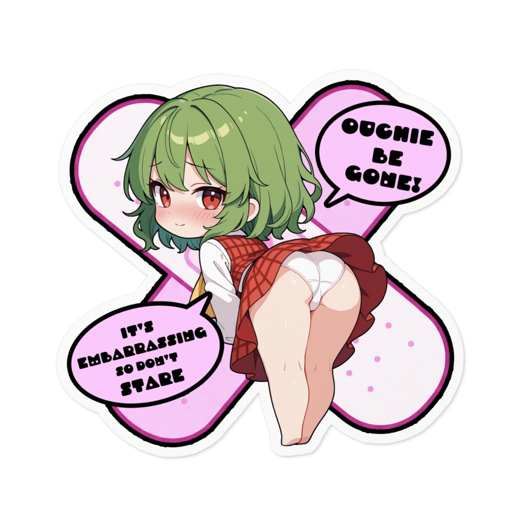 【愛車のキズを可愛く変身!】東方幻想キズデコ!ステッカー 風見幽香