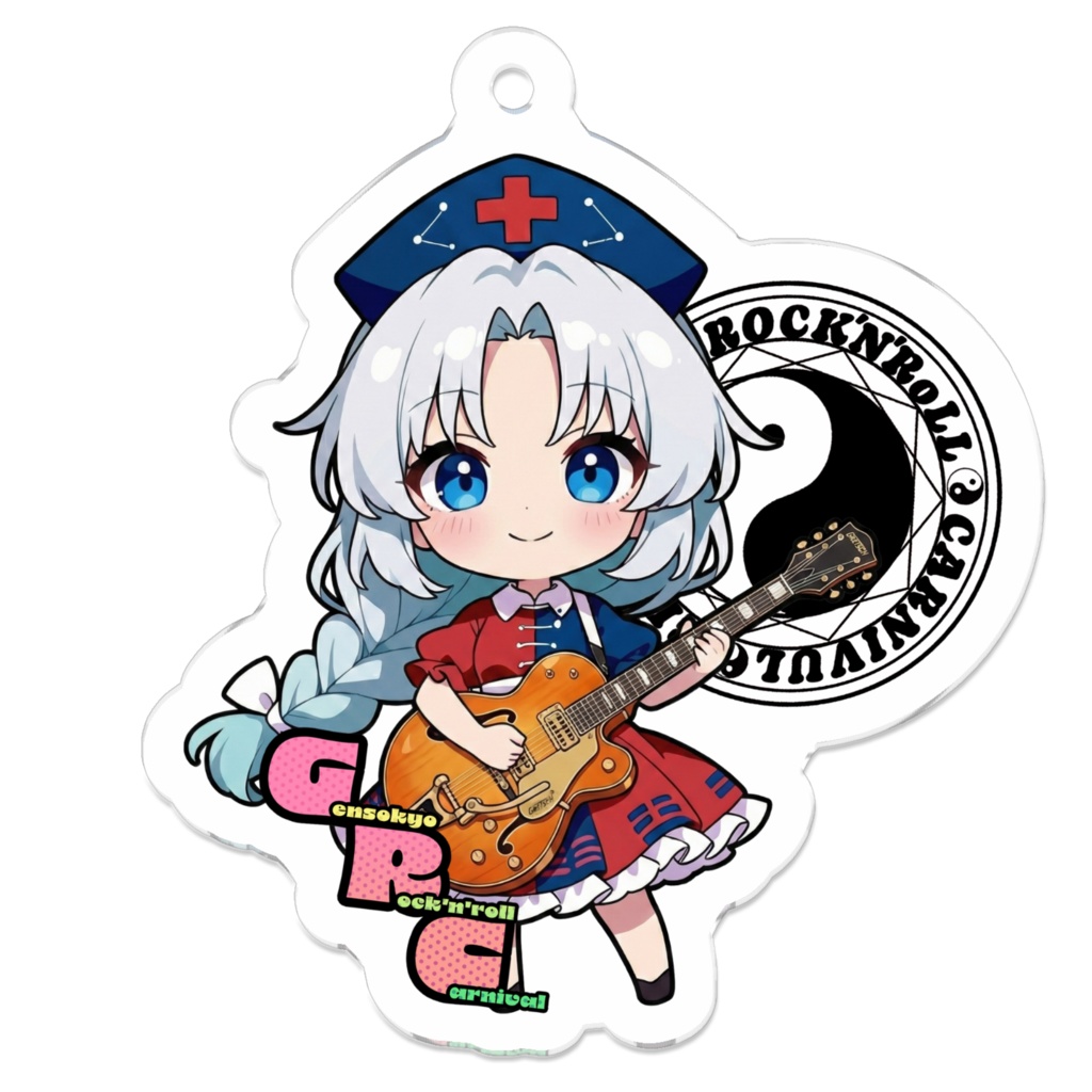 東方Project Gensokyo Rock'n'roll Carnival 八意永琳 アクリルキーホルダー