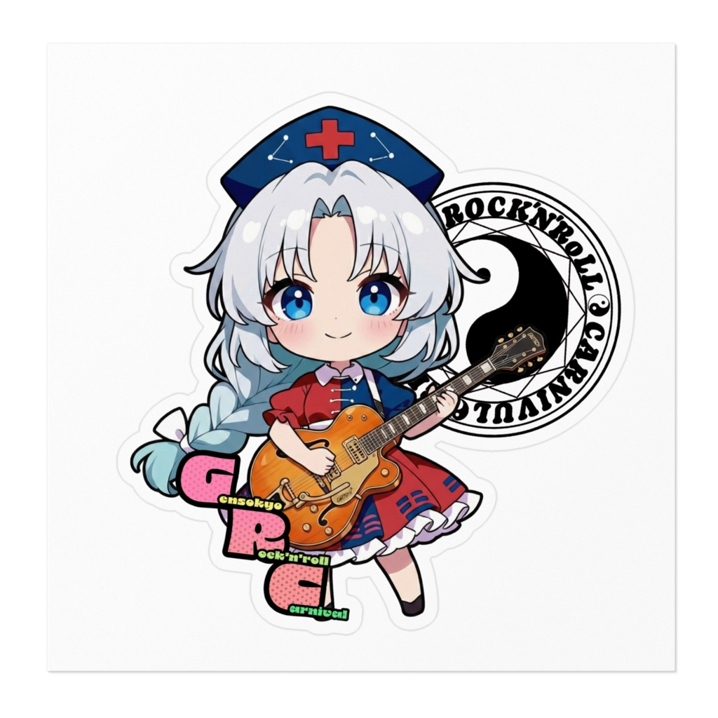 東方Project Gensokyo Rock'n'roll Carnival 八意永琳 ステッカー