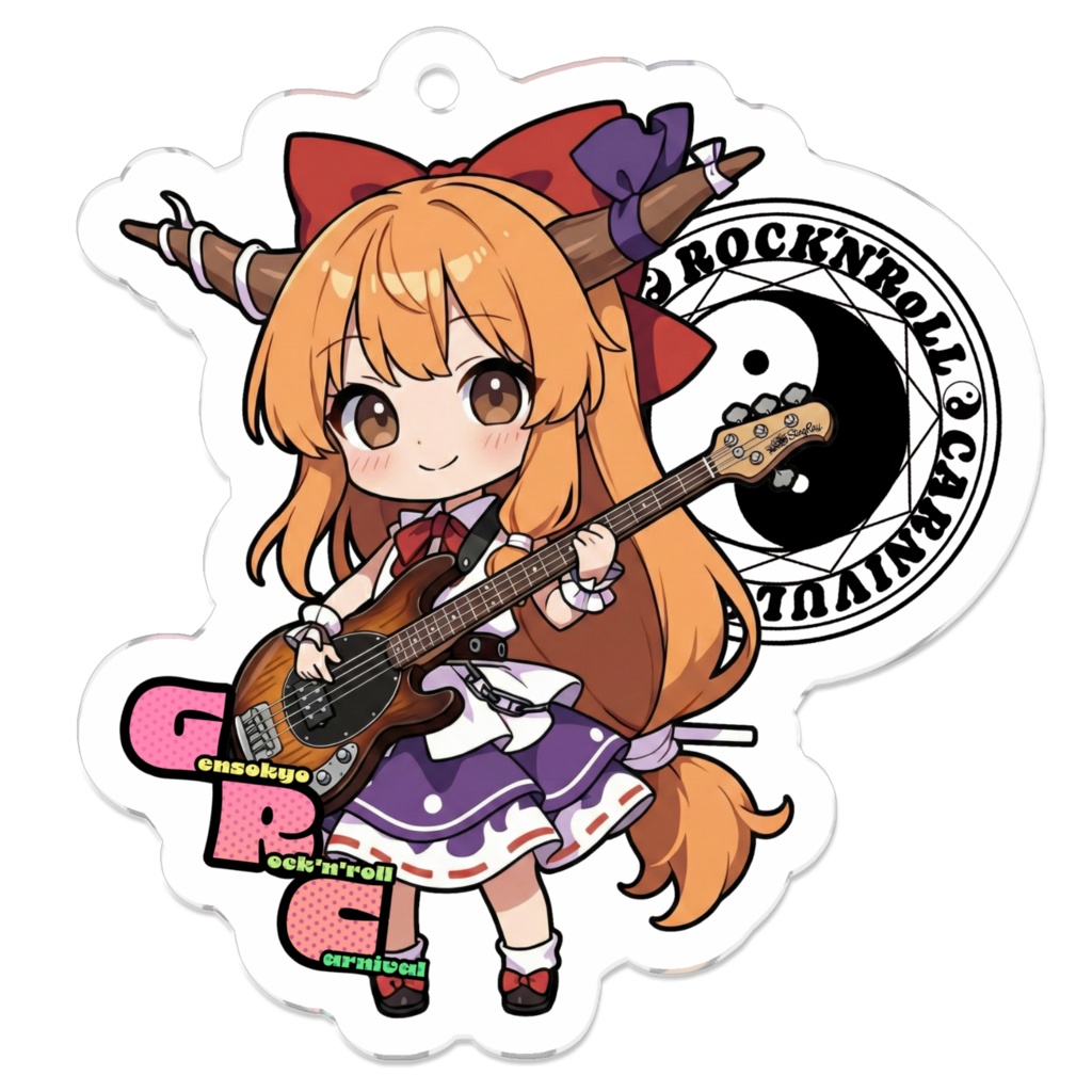 東方Project Gensokyo Rock'n'roll Carnival 伊吹萃香 アクリルキーホルダー