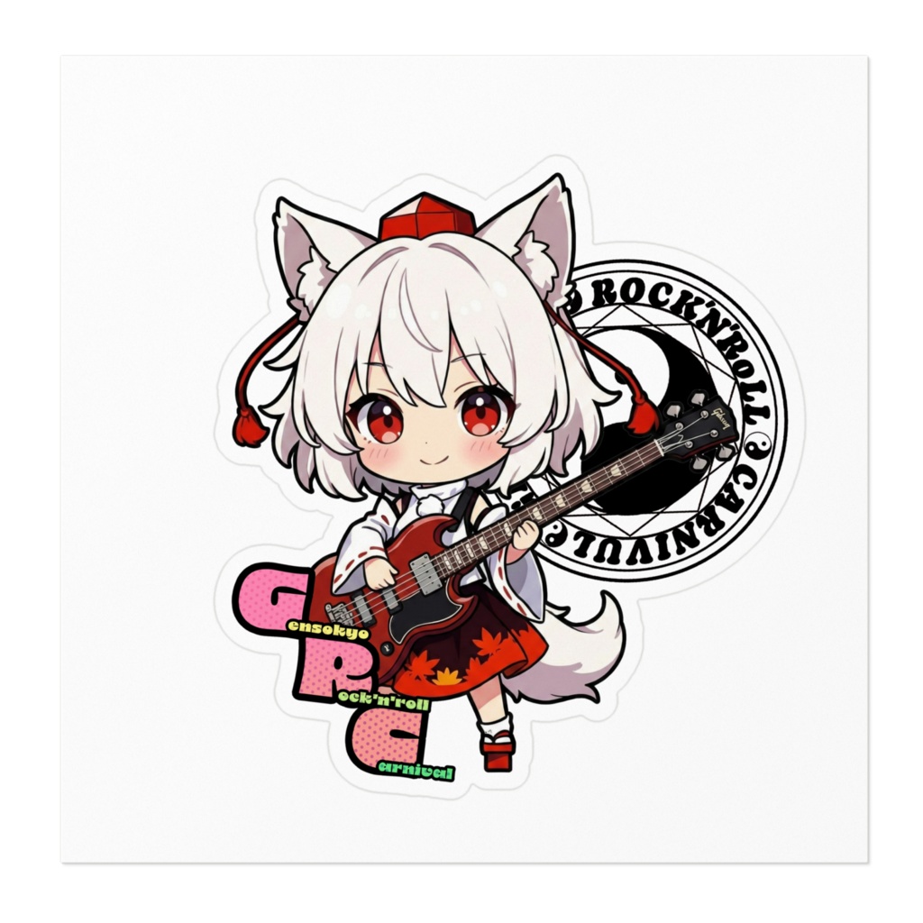 東方Project Gensokyo Rock'n'roll Carnival 伊吹萃香 ステッカー