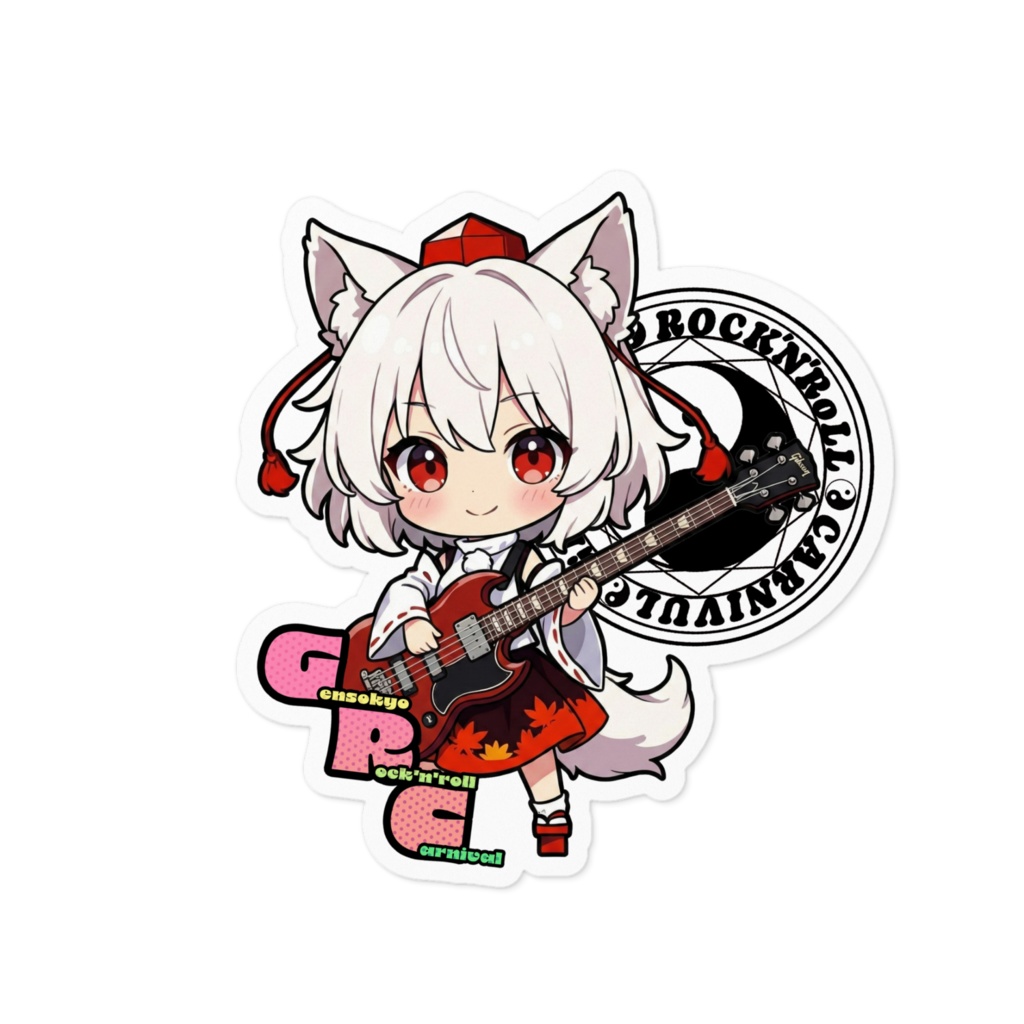 東方Project Gensokyo Rock'n'roll Carnival 伊吹萃香 ステッカー