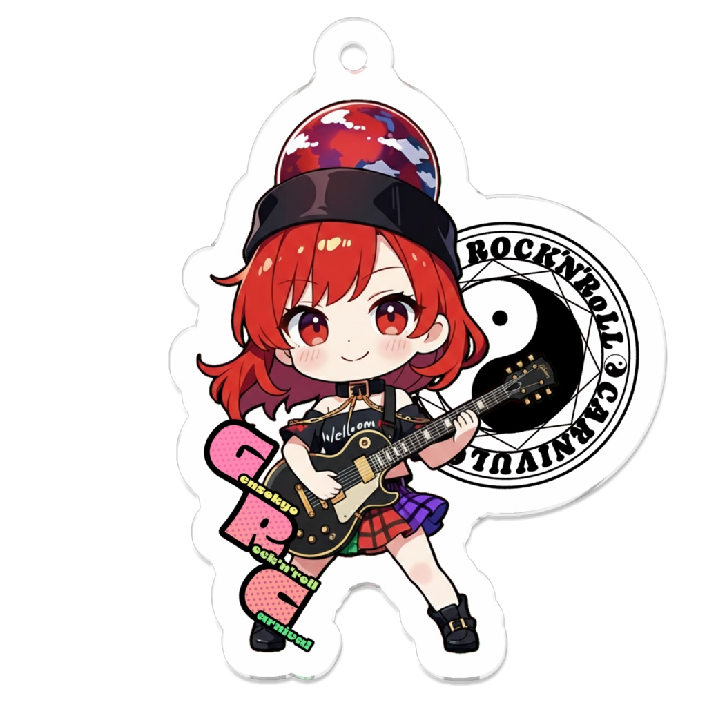東方Project Gensokyo Rock'n'roll Carnival ヘカーティア・ラピスラズリ アクリルキーホルダー