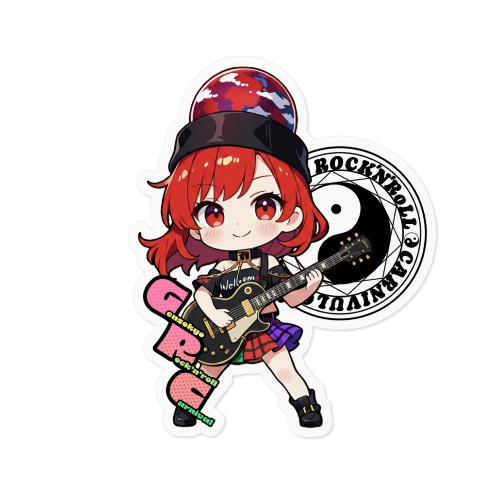 東方Project Gensokyo Rock'n'roll Carnival ヘカーティア・ラピスラズリ ステッカー