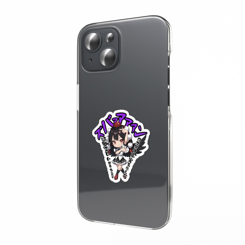 東方Project 射命丸文 〜覚悟のキメポーズ〜スマホステッカー