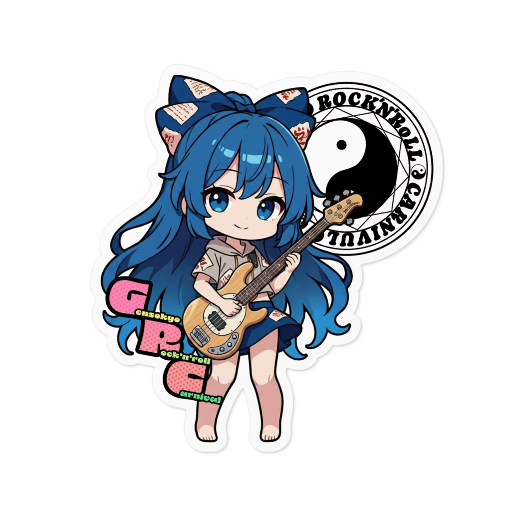 東方Project Gensokyo Rock'n'roll Carnival 依神紫苑 ステッカー
